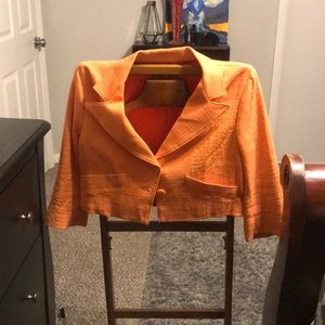 Half blazer jacket